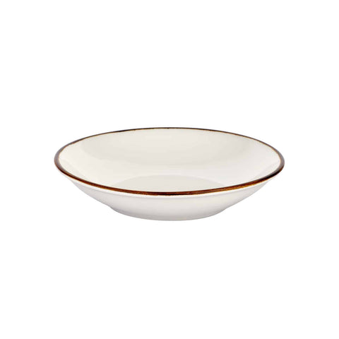 Gleam porcelain deep plate