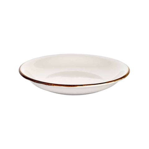 Gleam porcelain deep plate