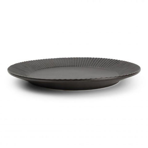 Farfurie întinsă Midnight Mat Neagră GTSA 20cm, porțelan