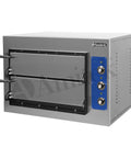 Cuptor electric pizza Amitek KM2, 2 camere de coacere, 780 × 600 mm