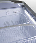 Ladă frigorifică / congelator Amitek AX400CFG, capace din sticlă, 400 l