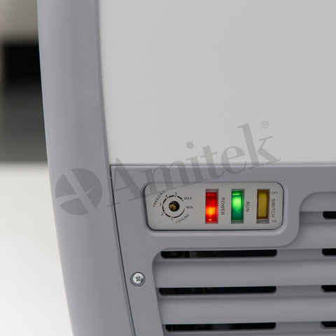 Ladă frigorifică / congelator Amitek AX300CFG, capace din sticlă, 300 l