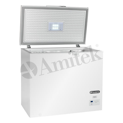 Ladă frigorifică / congelator Amitek AX200CDN, capac plin, 190 l