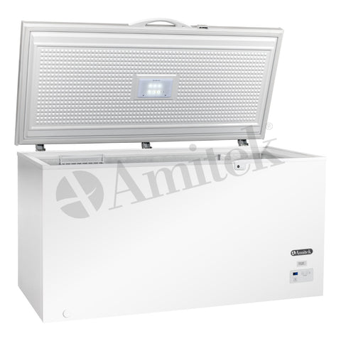 Ladă frigorifică / congelator Amitek AX500CDN, capac plin, 435 l