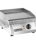 Fry-top electric Amitek FT1R, placă striată, 400 × 500 mm