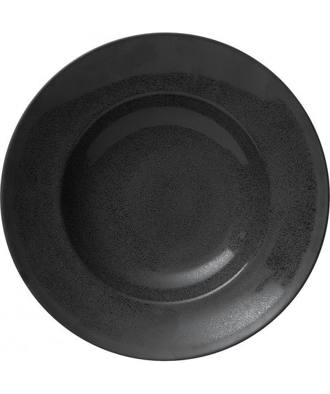 Platou flat elegant, 27cm diametru, culoare Midnight, perfect pentru prezentarea sofisticată a preparatelor.