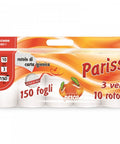 Hârtie igienică Pariss, parfum piersică, 3 straturi, 10 role