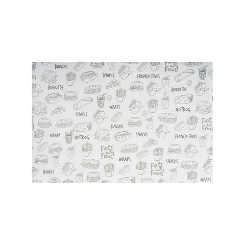 Wasserfestes Papier, Fast-Food-Druck