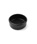 Set 3 boluri de servire negre din melamină pentru unt sau sosuri, 80x30mm, HORECA.