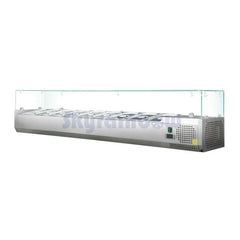 Skyrainbow refrigerated display case, 1200 x 395 x 435 
