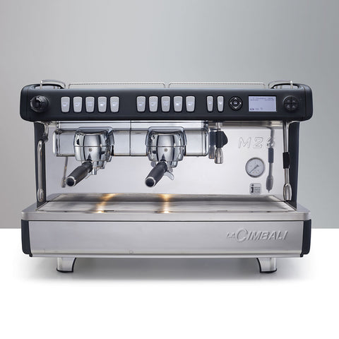 Compact espresso machine with 2 groups, Thermo Drive system, M26, La Cimbali