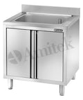 Spălător inox închis Amitek, fără picurător