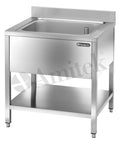 Spălător inox deschis Amitek, fără picurător