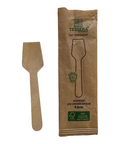 Linguriță din lemn, înghețată, 9.5cm, flat, set 100 buc