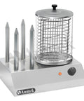 Aparat hot dog Amitek SH4, 4 țepi pentru încălzit chifle, 420 × 300 mm