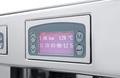 Mașină espresso cu 2 grupuri electronice și display, Forma, MCE