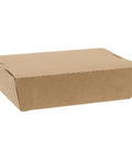 Cutie carton meniu Kraft Nr.3, 220x160x50mm, 100 bucăți, ambalaj ecologic HORECA