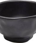 Bol Negru Organic Glam, diametru 15cm, pentru prezentare culinară
