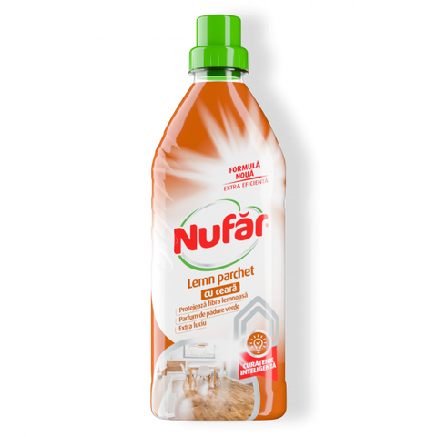 Soluție de curățare parchet cu ceară Nufăr 750ml, pentru întreținerea spațiilor HORECA.