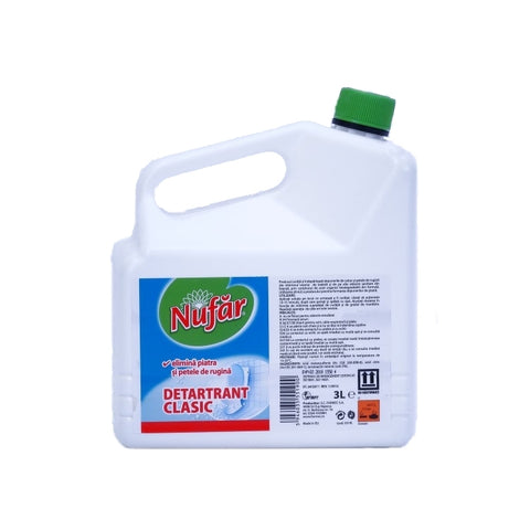 Nufar Detartrant Clasic 3L, soluție lichidă pentru calcar și rugină