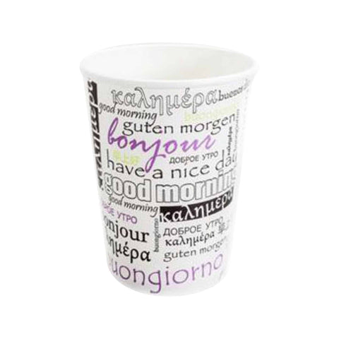 Cardboard hot drink cup