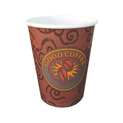Cardboard hot drink cup