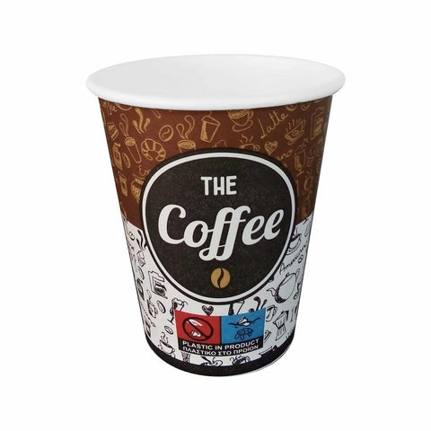 Cardboard hot drink cup