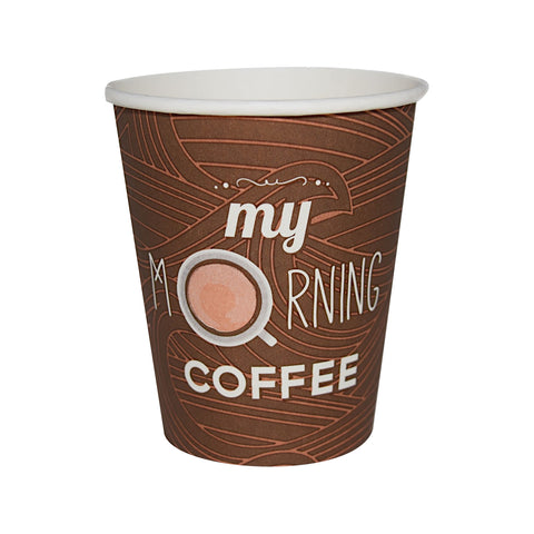 Cardboard hot drink cup