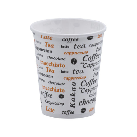 Cardboard hot drink cup