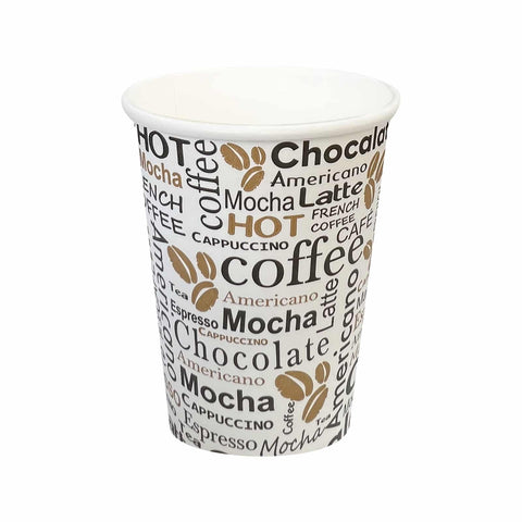 Cardboard hot drink cup