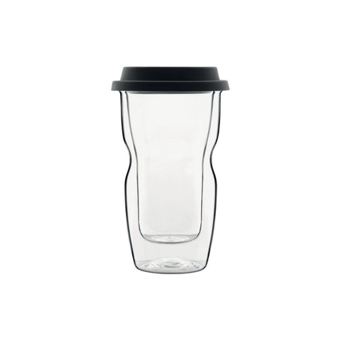 Pahar cu capac pentru cafea Thermic Glass