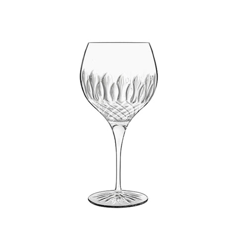 Diamond wine glass