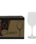 Pahar de vin QUEEN din sticlă, capacitate 47 cl