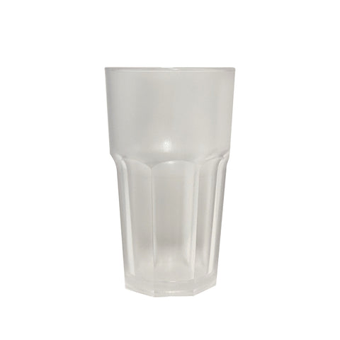 Wiederverwendbarer Plastikbecher, mattiert