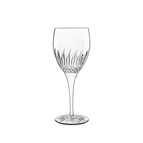 Diamond wine glass