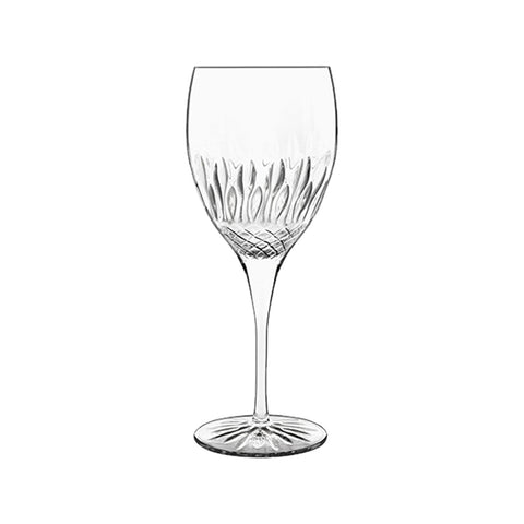 Diamond wine glass