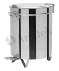 Coș de gunoi rotund inox Amitek