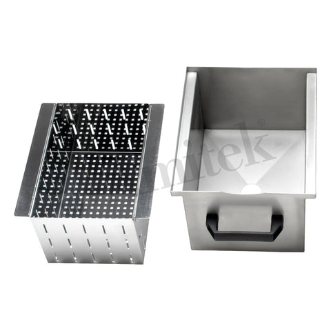 Mașină de curățat cartofi Amitek PE10, 530 × 660 mm