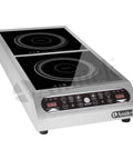 Plită cu inducție Amitek DT700 Touch, două zone de gătire, 340 × 810 mm