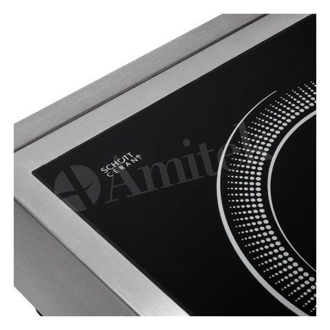 Plită cu inducție Amitek RT350Pro Touch, o zonă de gătire, 340 × 410 mm