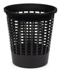 Coș de birou Venetia, 10L, polipropilenă, cilindric, gri