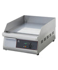 Fry-top electric cu placă cromată netedă Cuistance GR400, 400 mm