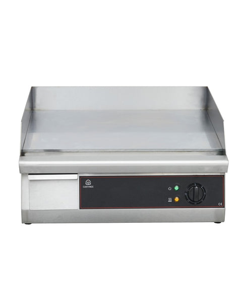 Fry-top electric cu placă cromată netedă Cuistance GR550, 550 mm