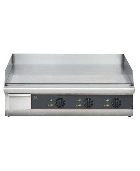 Fry-top electric cu placă cromată netedă Cuistance GR760, 760 mm