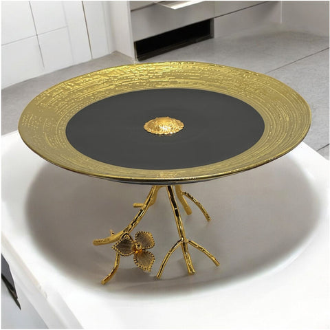 Platou Elegant Glam, diametru 25cm, pentru servire HORECA