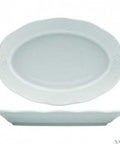 Platou oval Midnight GTSA, porțelan, 31.7x21cm, veselă HORECA