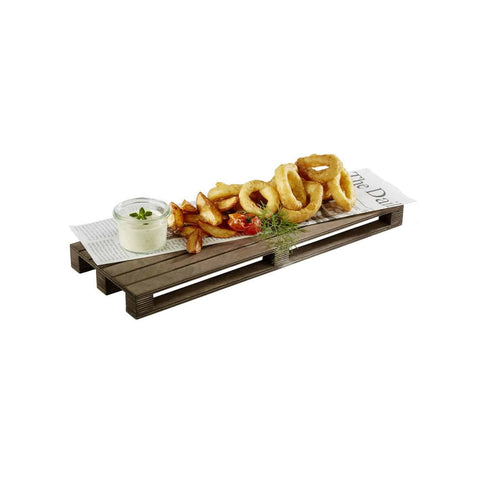 Mini pallet serving platter