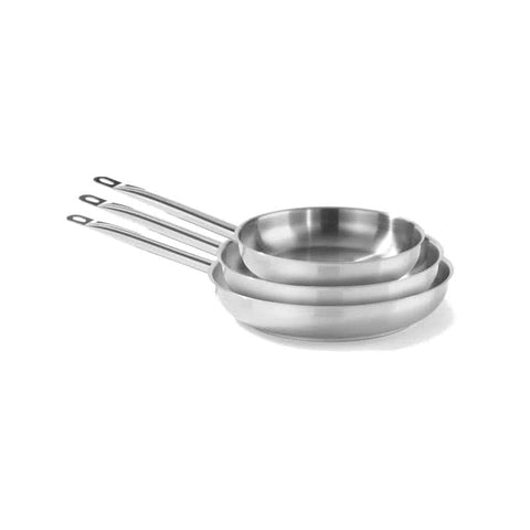 Stainless steel frying pan without lid Kitchen Line