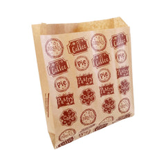 Pungă patiserie din hârtie kraft cerată