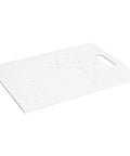 Tocător profesional alb din LDPE, 50x30x1.3cm, igienic și durabil pentru bucătării HORECA.